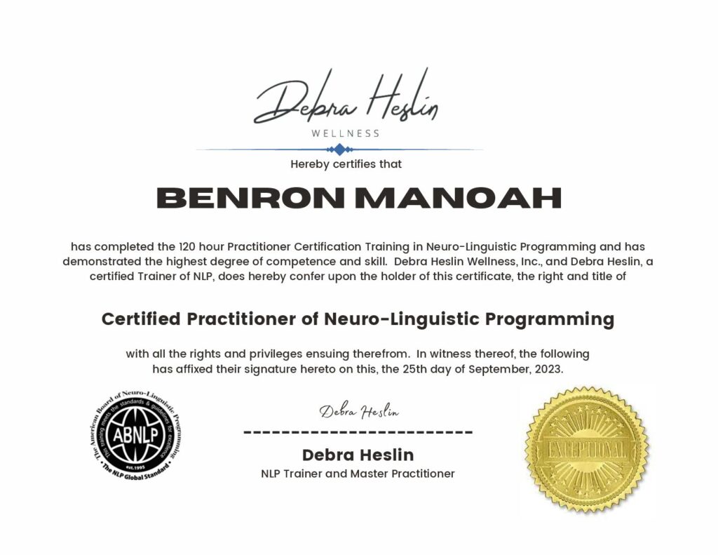 Benron2 - Prac NLP Certificate (dragged)